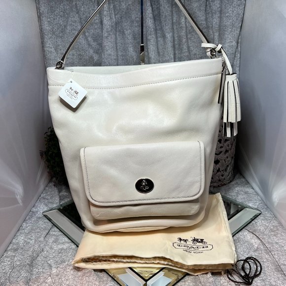 Coach Handbags - Coach Shoulder Bucket Tote with Dust Bag - NEW